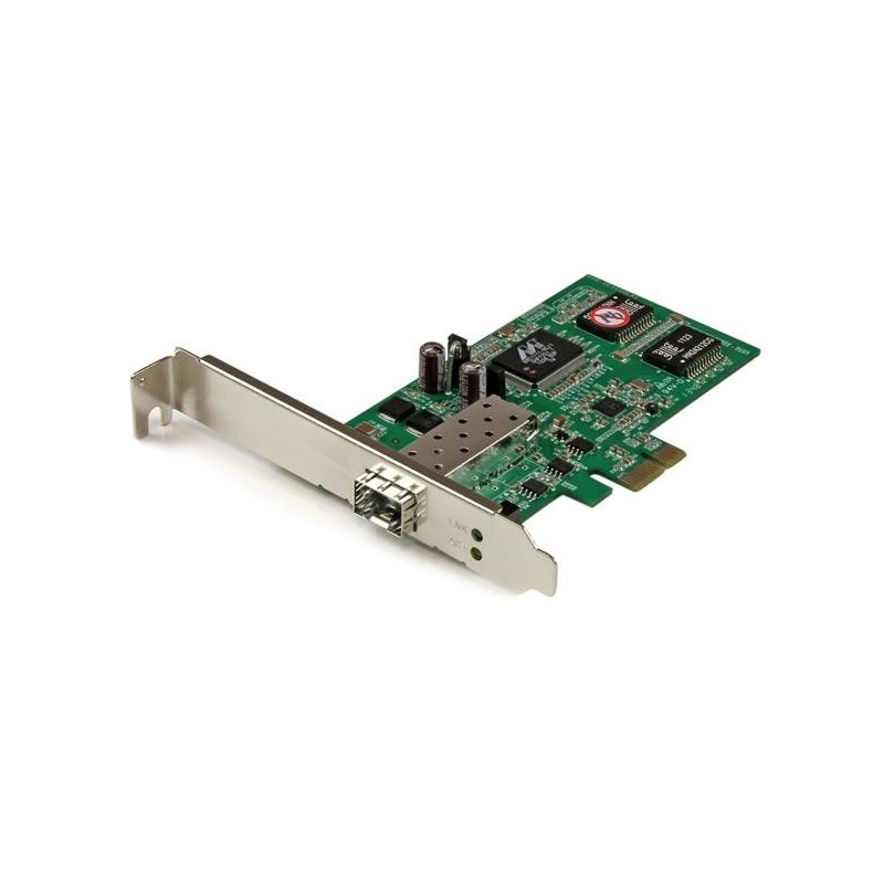 PCI Express Ethernet Gigabit LWL Netzwerkkarte mit offenem SFP